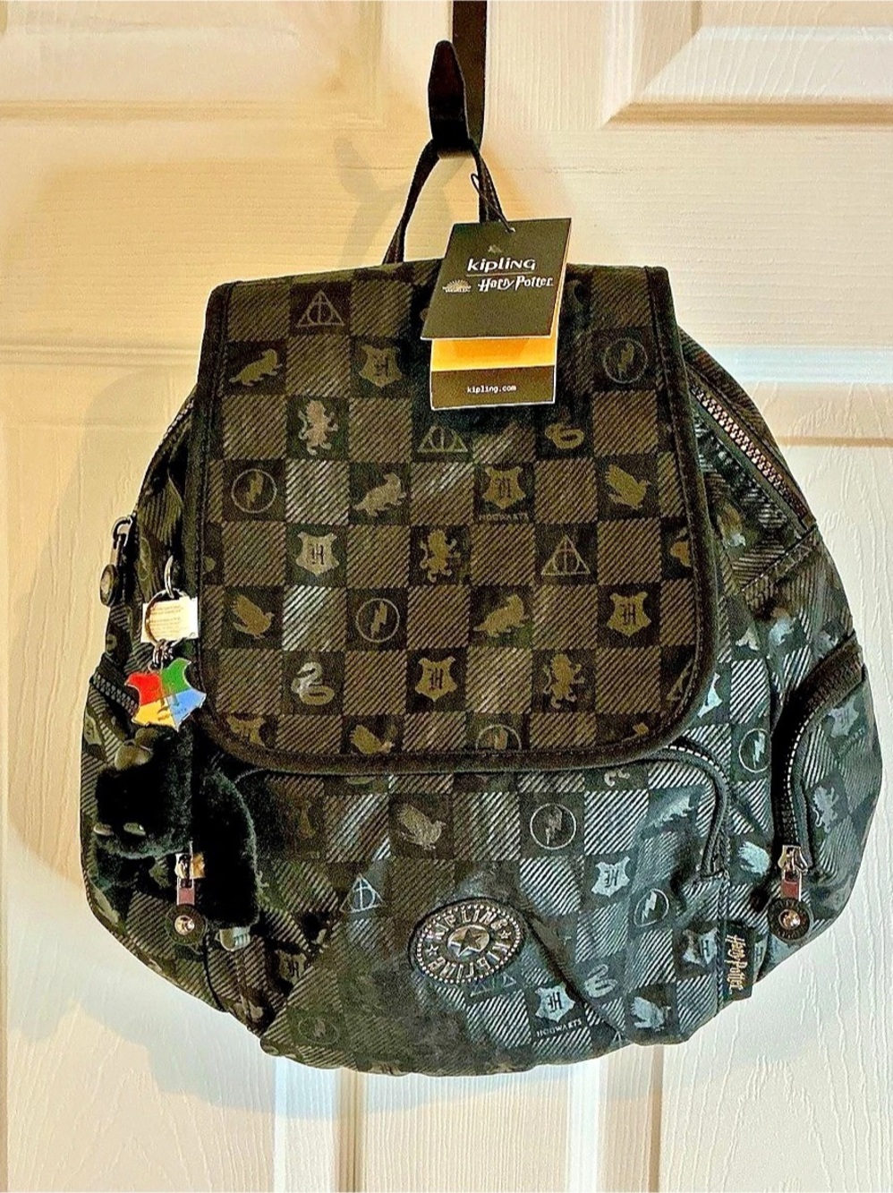 Kipling x Harry Potter Seoul Small Backpack Black & Gray
